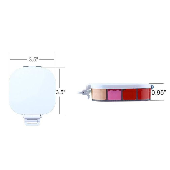 Transon Paint Saver Storage Palette Box 16well Portable Airtight Moisturizing White Palette TRANSON 