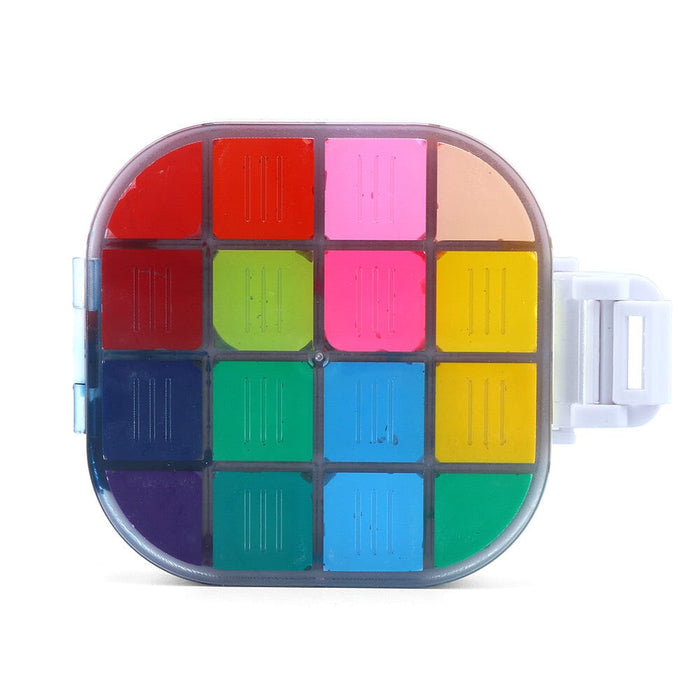 Transon Paint Saver Storage Palette Box 16well Portable Airtight Moisturizing White Palette TRANSON 