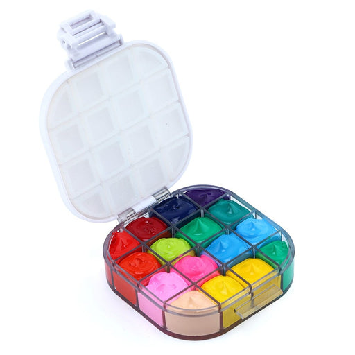 Transon Paint Saver Storage Palette Box 16well Portable Airtight Moisturizing White Palette TRANSON 