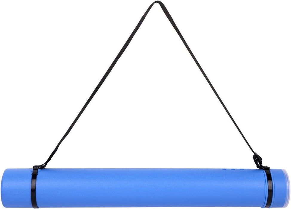 Transon Poster Documents Storage Tube Extendable for Artworks, Blueprints, Drafting and Scrolls TRANSON 1 Pack-Blue 1 set 
