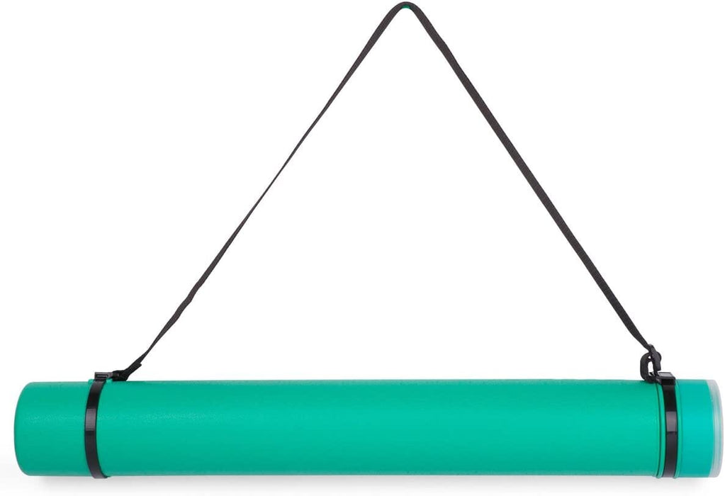 Transon Poster Documents Storage Tube Extendable for Artworks, Blueprints, Drafting and Scrolls TRANSON 1 Pack-Green 1 set 