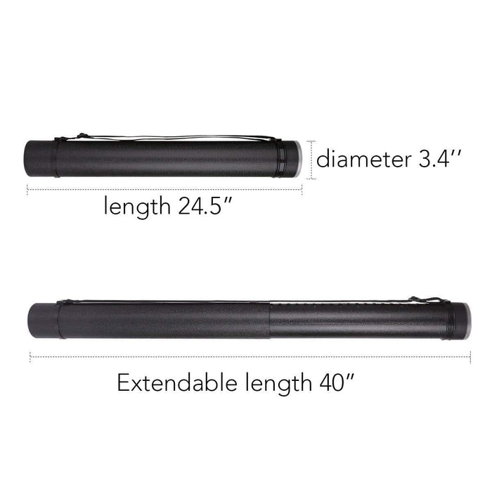 Tube Poster Storage Tubes Document Blueprint Telescoping