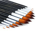 Transon Round Paint Brush 13pcs Synthetic Bristle Complete Set for Watercolor Acrylic Gouache Ink Tempera Paintbrush TRANSON 