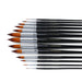 Transon Round Paint Brush 13pcs Synthetic Bristle Complete Set for Watercolor Acrylic Gouache Ink Tempera Paintbrush TRANSON 