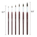 Transon Squirrel Hair Round Paint Brush Set for Watercolor Gouache Ink Acrylic Art Painting Short-Handle Paintbrush TRANSON 