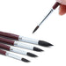 Transon Squirrel Hair Round Paint Brush Set for Watercolor Gouache Ink Acrylic Art Painting Short-Handle Paintbrush TRANSON 