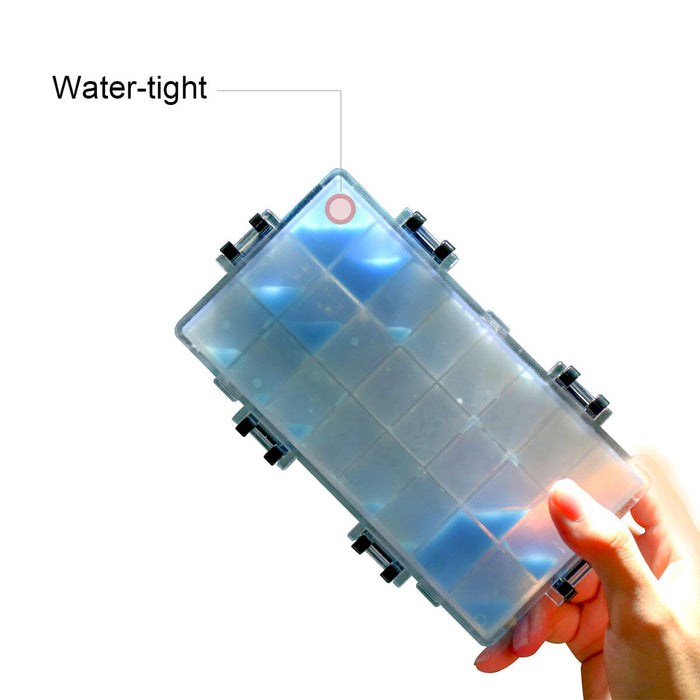 Transon Watercolor Palette Box Airtight 24 Deep Wells for Watercolor,Gouache,Acrylic and Oil Paint Palette TRANSON 