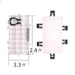 Transon Watercolor Palette Box Airtight 24 Deep Wells for Watercolor,Gouache,Acrylic and Oil Paint Palette TRANSON 
